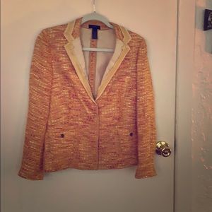 Jcrew collection silk and cotton linen jacket 6